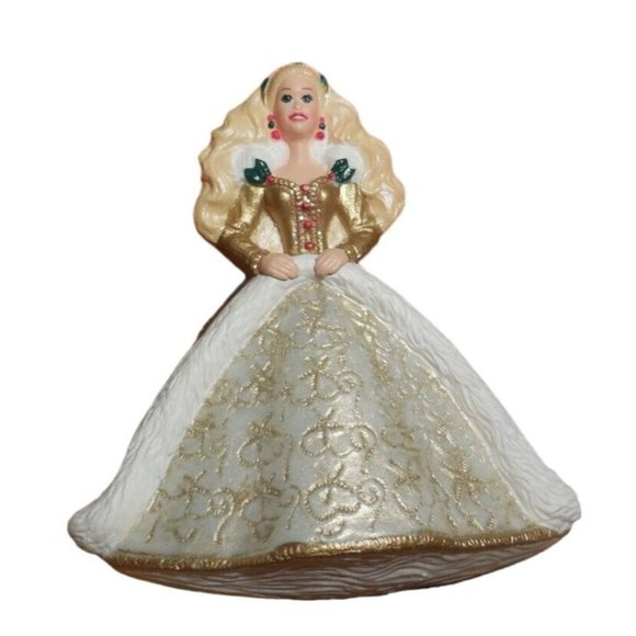 Mattel Hallmark Christmas Holiday Barbie Pin Brooch 1996 - Picture 4 of 13